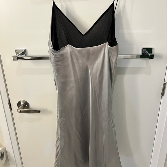Rag & bone Astrid mini slip dress (silver, size 8) - Picture 3 of 5
